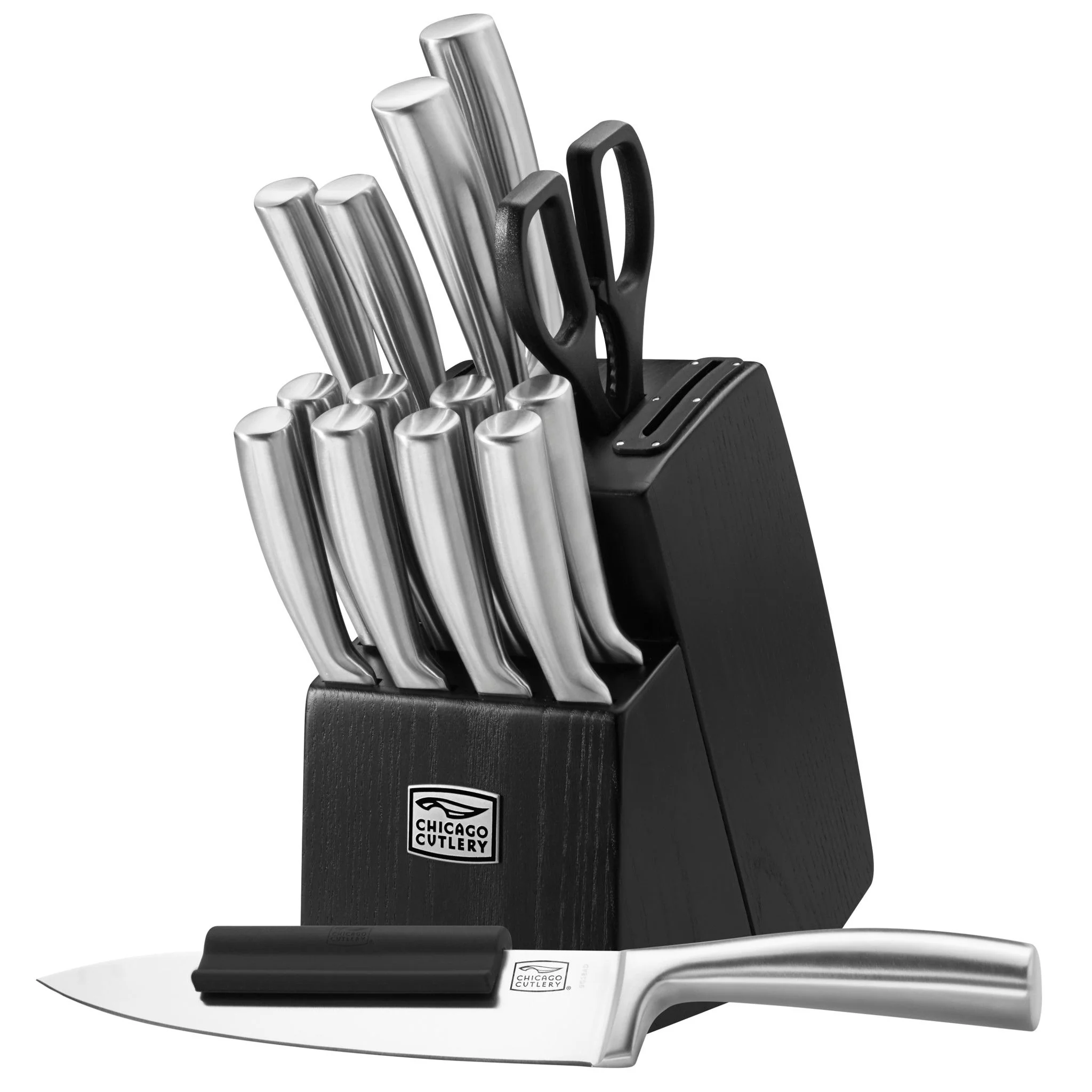 Chicago Cutlery® MaldenTM 16-piece Stainless Steel Block Set Knife
