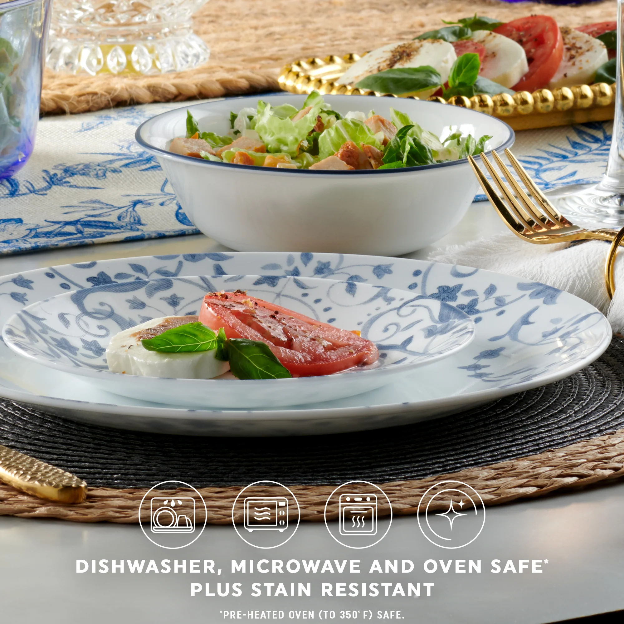 Corelle® Darlington 18-piece Dinnerware Set, Service for 6 - Image 7