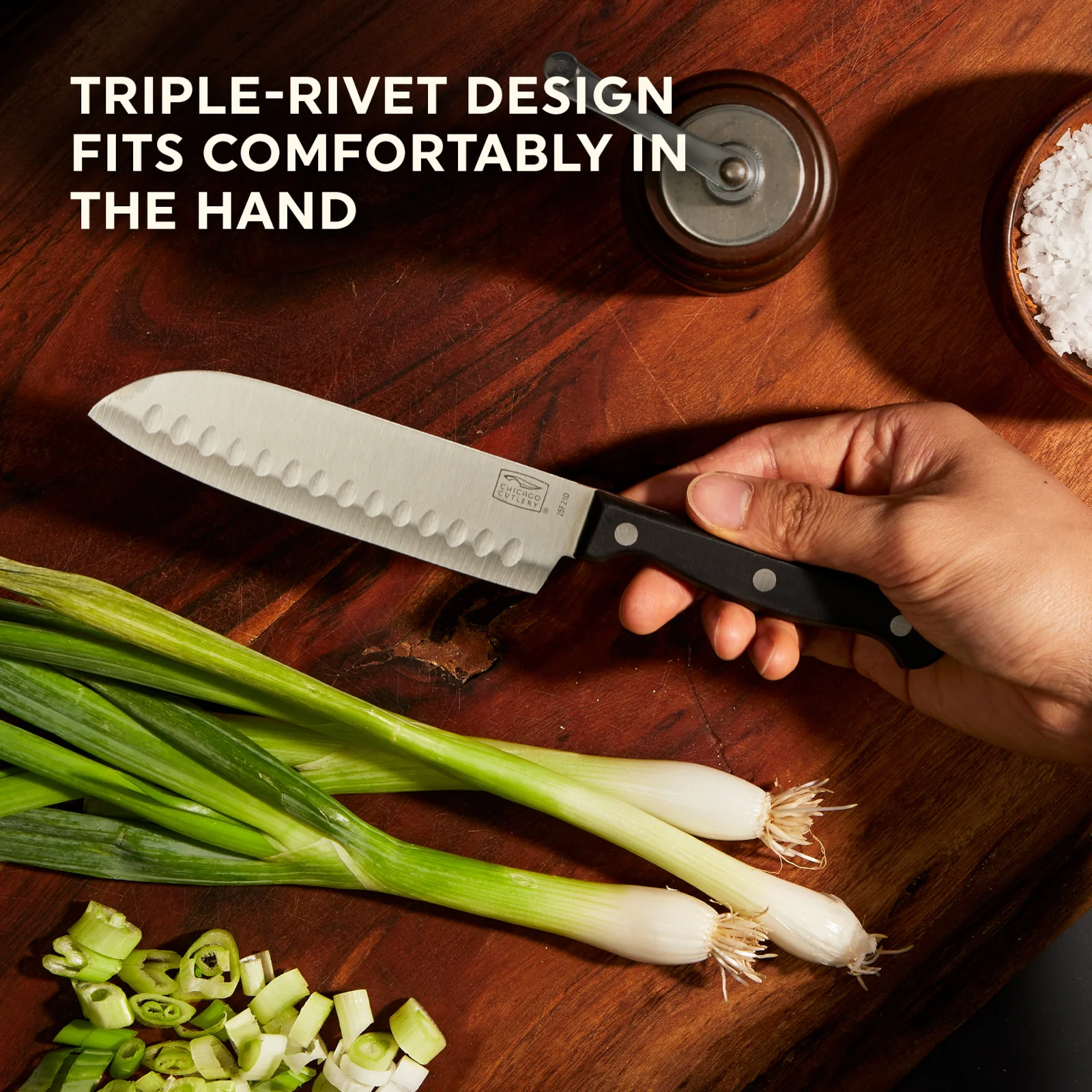 Chicago Cutlery® EssentialsTM 15-piece Block Set Knife - Image 3