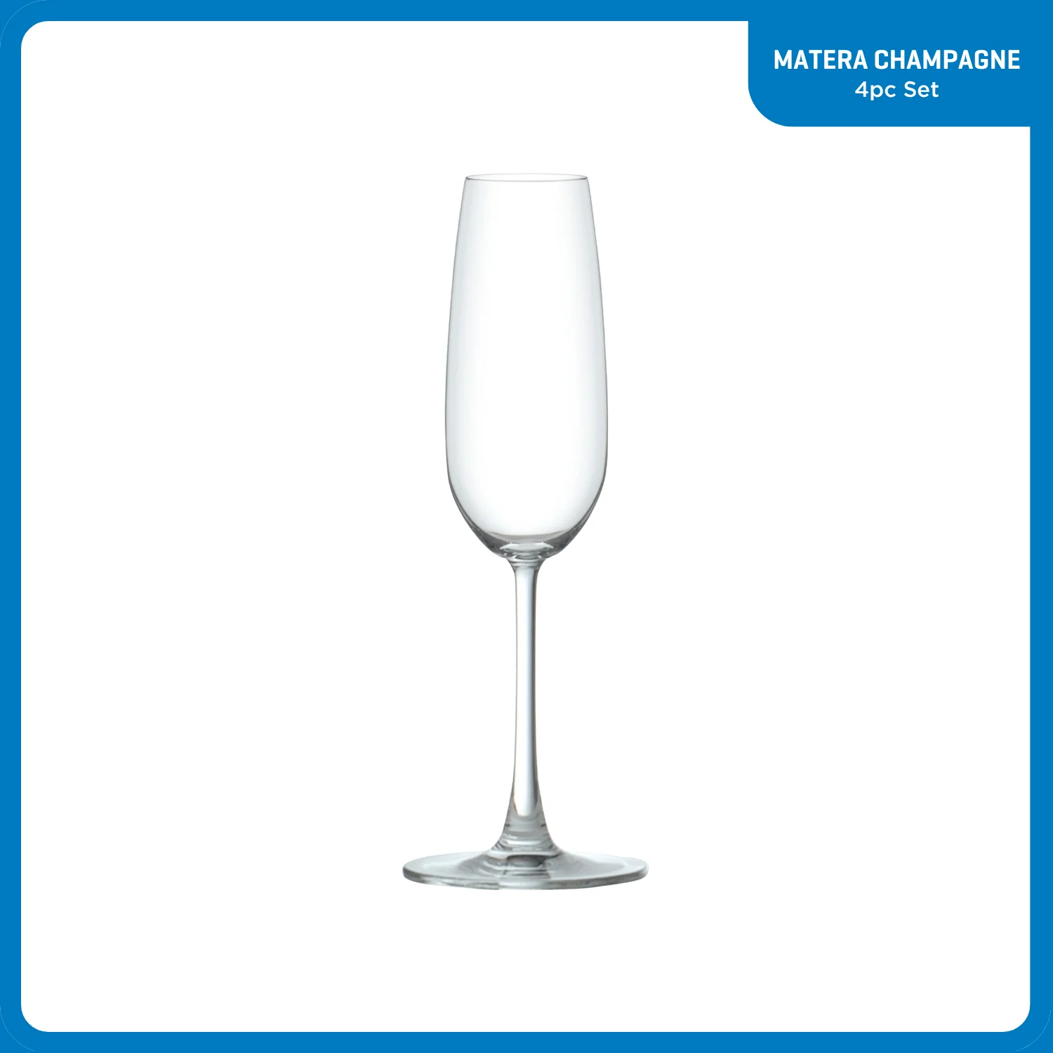 Ocean Glassware Ocean Glass Matera Champagne Flutes (4-Pieces), 7-ounce, dishwasher safe - Image 2