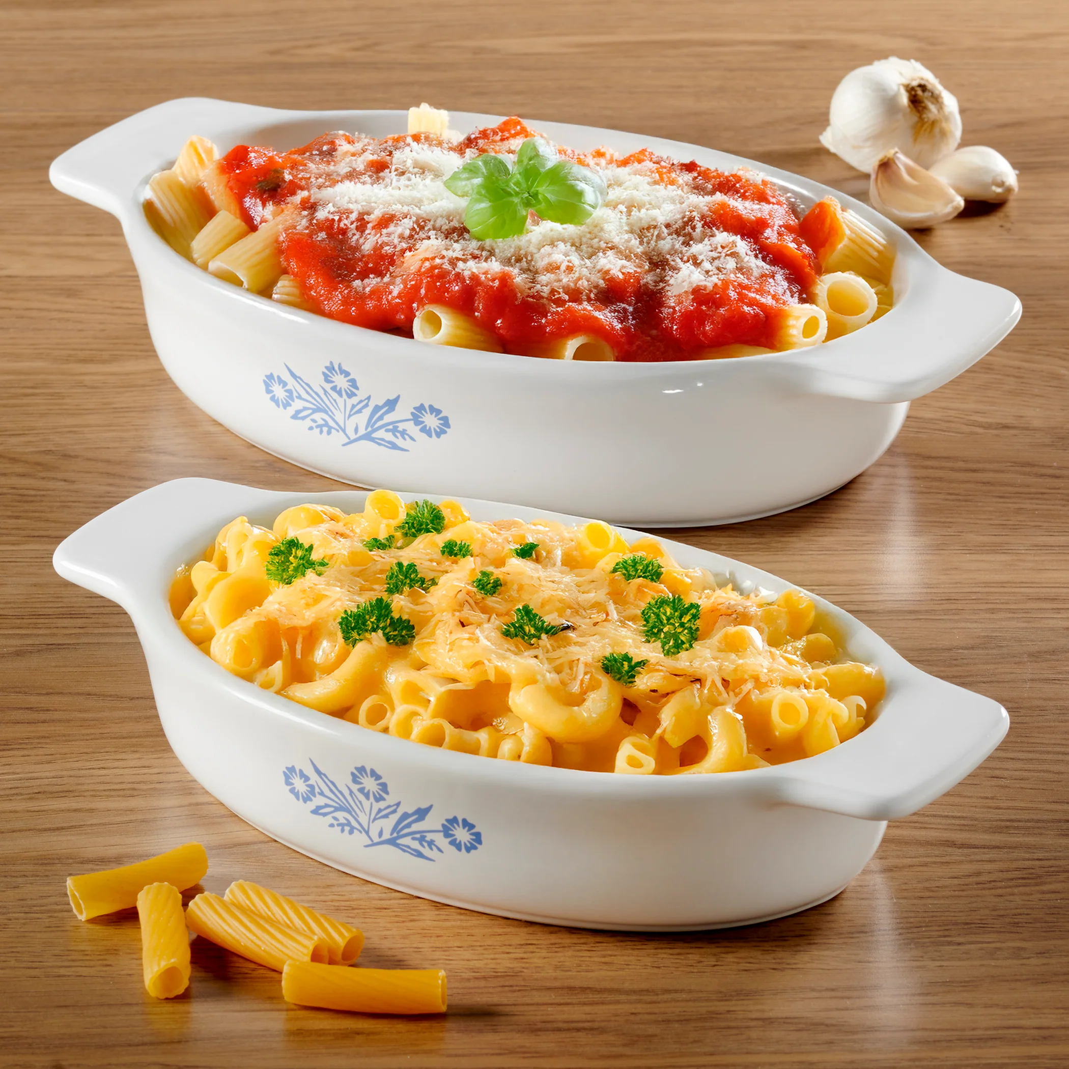 CorningWare® Cornflower Blue 13-Inch Casserole Dish - Image 3
