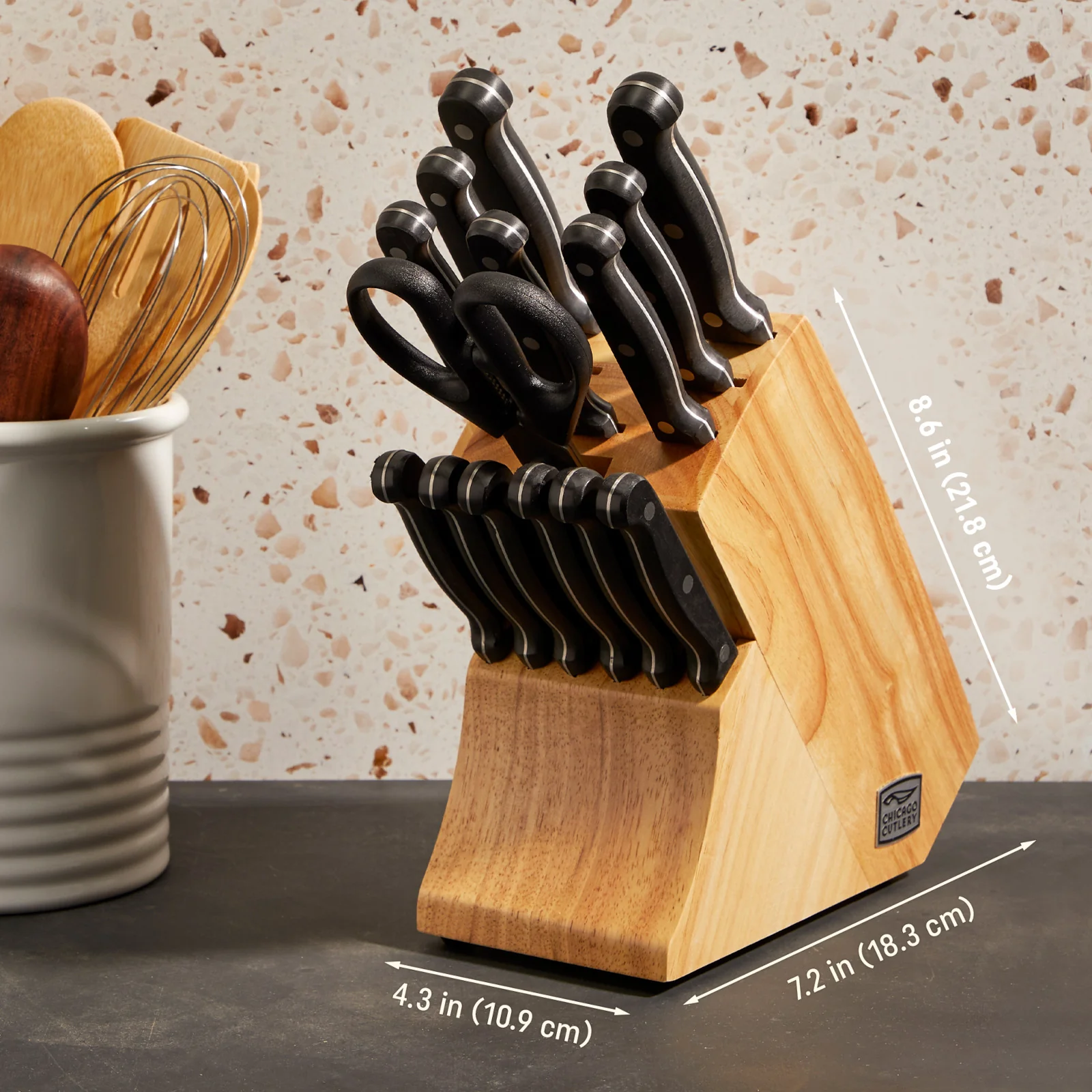 Chicago Cutlery® EssentialsTM 15-piece Block Set Knife - Image 5