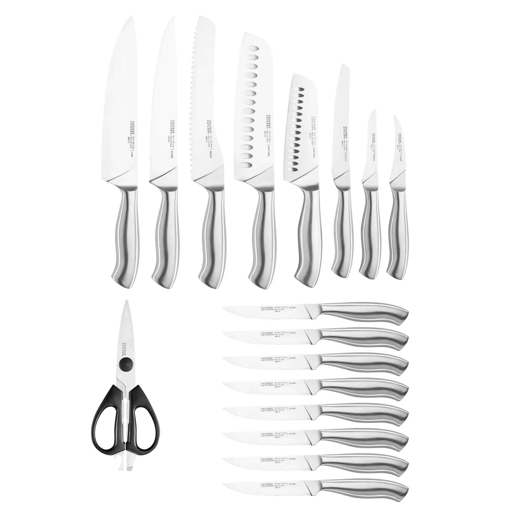 Chicago Cutlery® Insignia SteelTM 18-piece Block Set Knife - Image 3