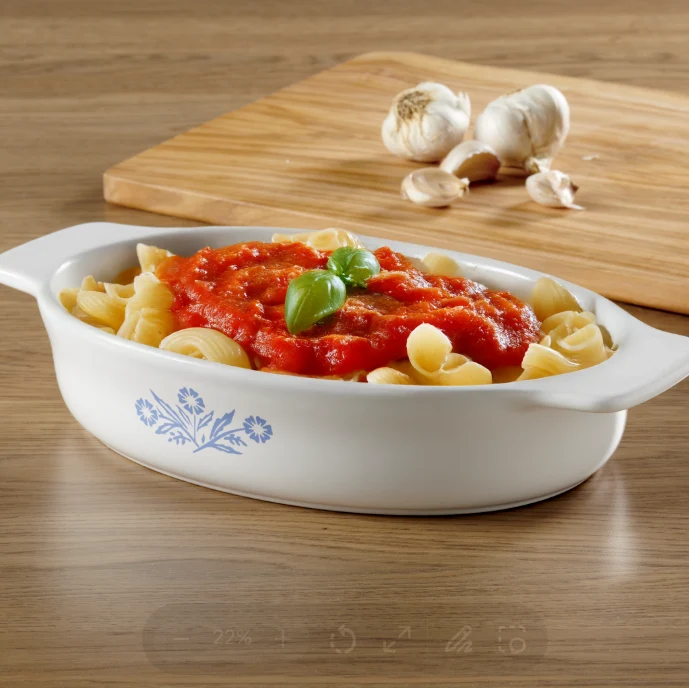 CorningWare® Cornflower Blue 13-Inch Casserole Dish - Image 2